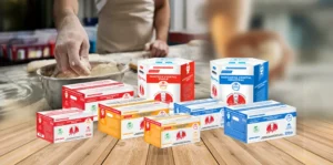 Empaque de grasas Amyel con certificación Kosher.